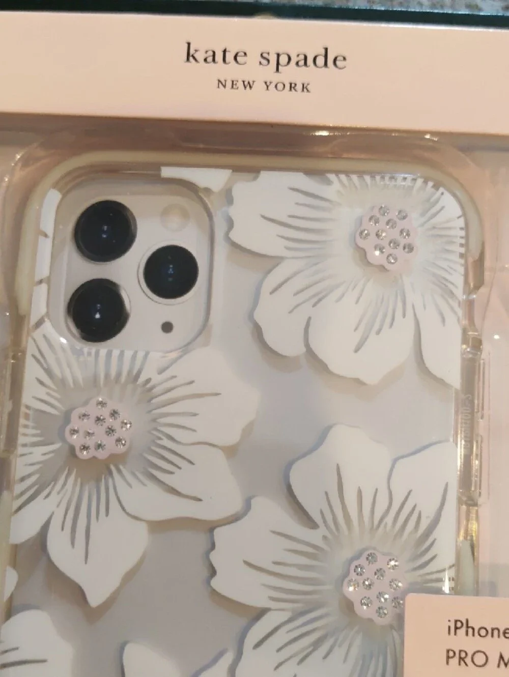 Kate Spade White Floral iPhone 11 Pro Max Defensive Hardshell Case